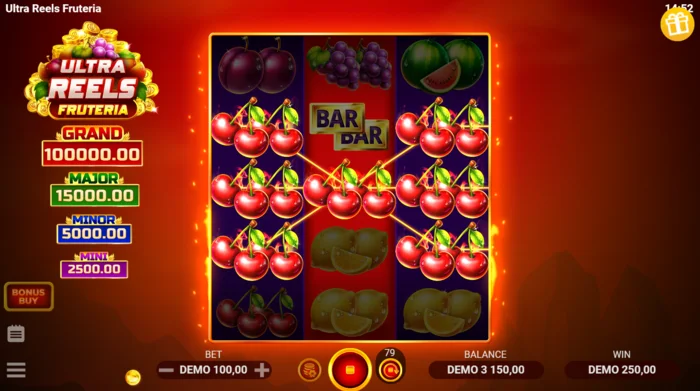 Ultra Reels Fruteria - kombinasi ceri jatuh